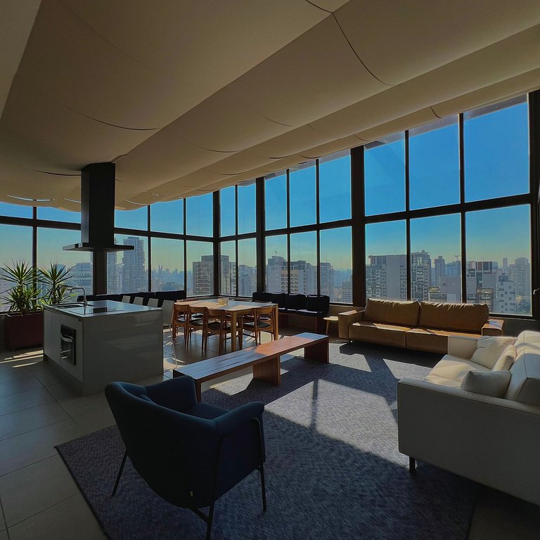 Studio Prime 1002 Metrô Brooklin, 1km Cons EUA