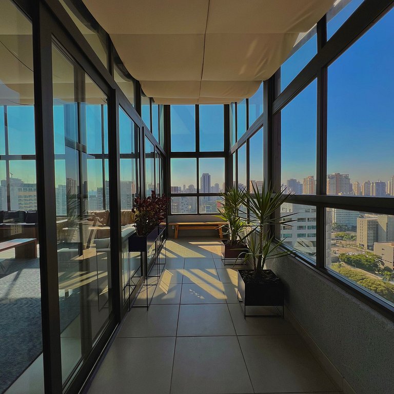 Studios Prime a 350m Metrô Brooklin, 1km Consolado EUA