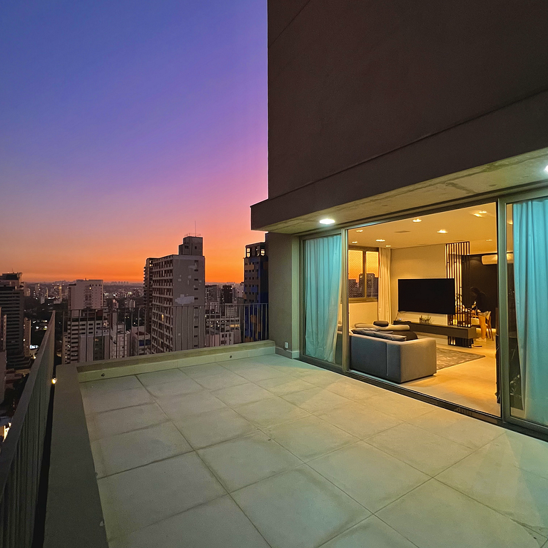 Penthouse duplex á venda no Jardins