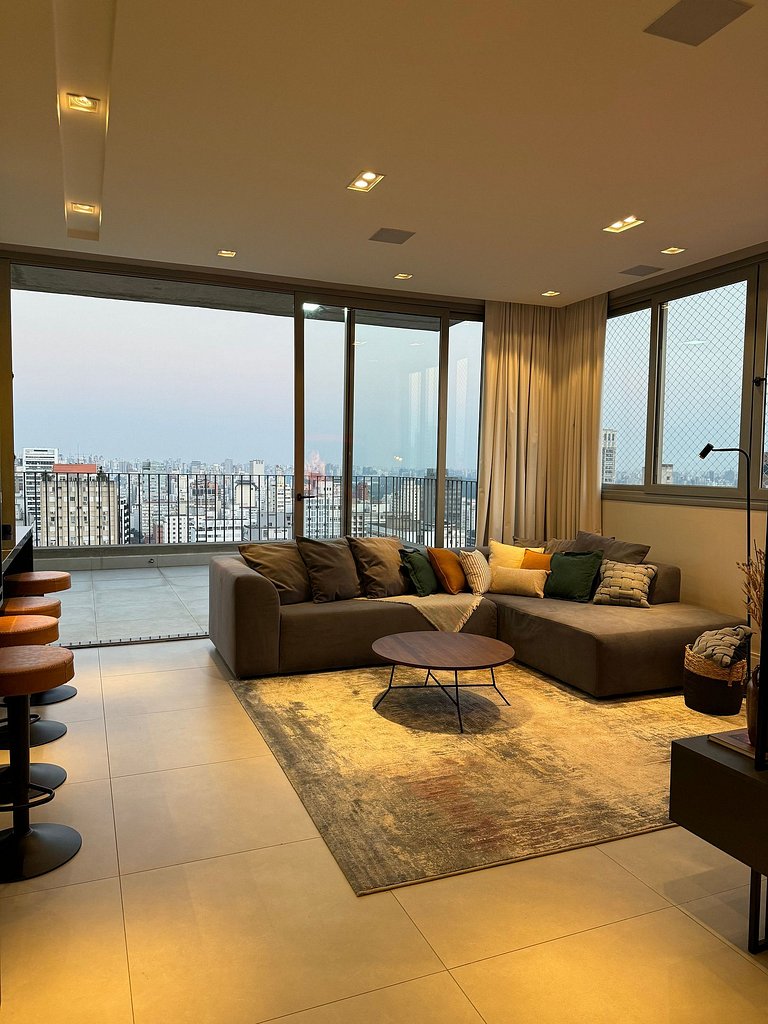 Penthouse duplex á venda no Jardins