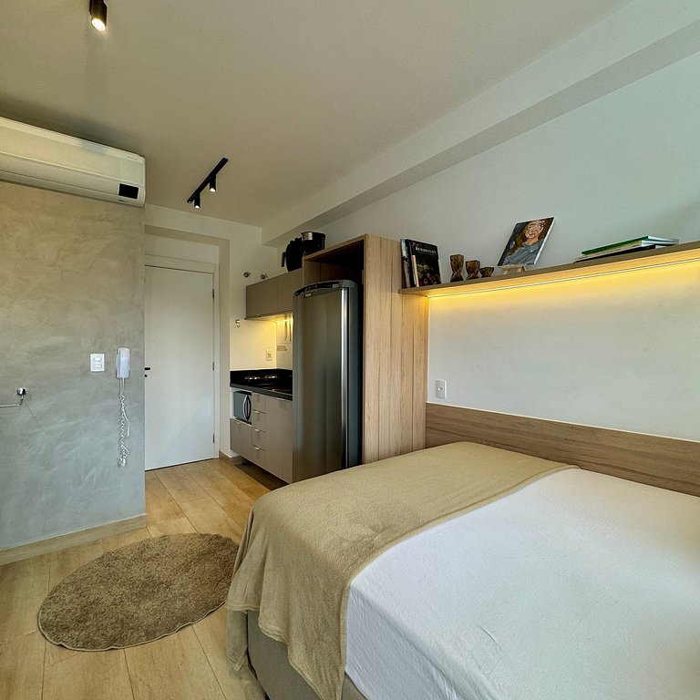 Studio Prime 607 Metrô Brooklin, 1km Cons EUA