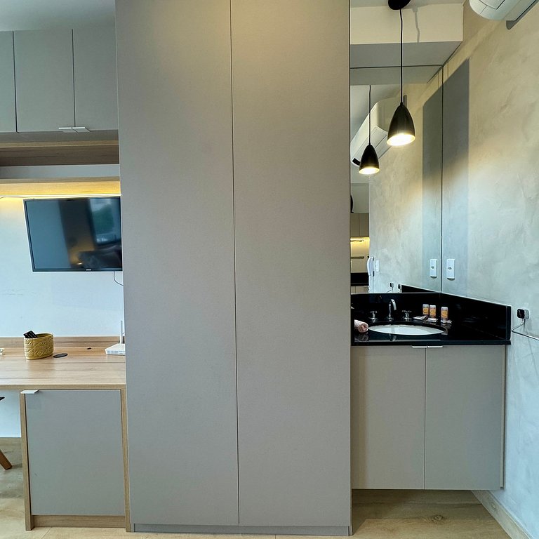 Studio Prime 607 Metrô Brooklin, 1km Cons EUA