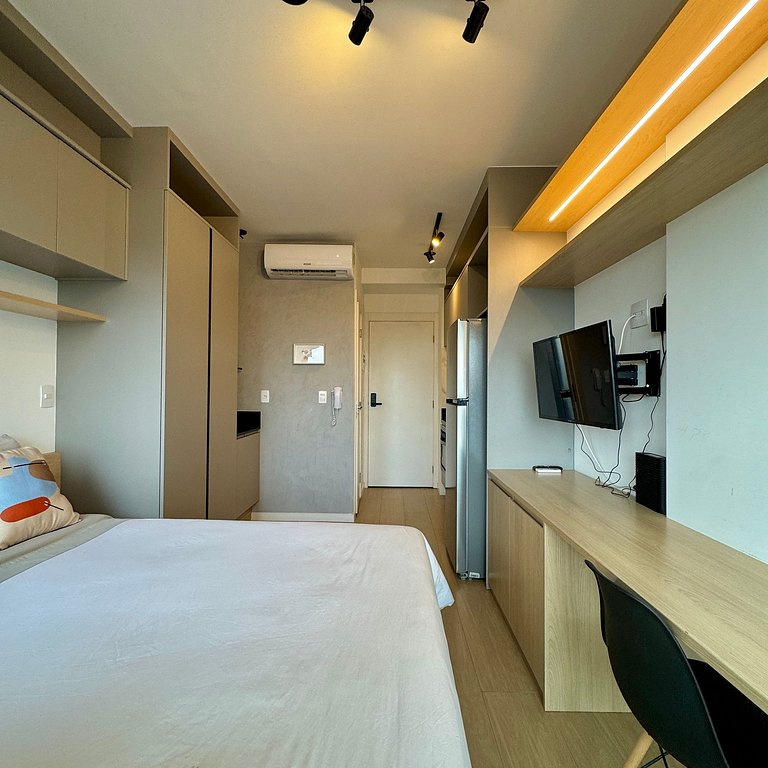 Studio Prime 1505 Metrô Brooklin, 1km Cons EUA