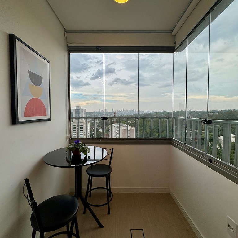 Studio Prime 1505 Metrô Brooklin, 1km Cons EUA