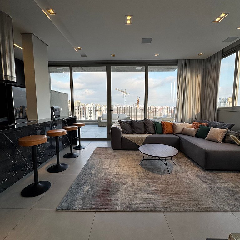 Penthouse duplex á venda no Jardins