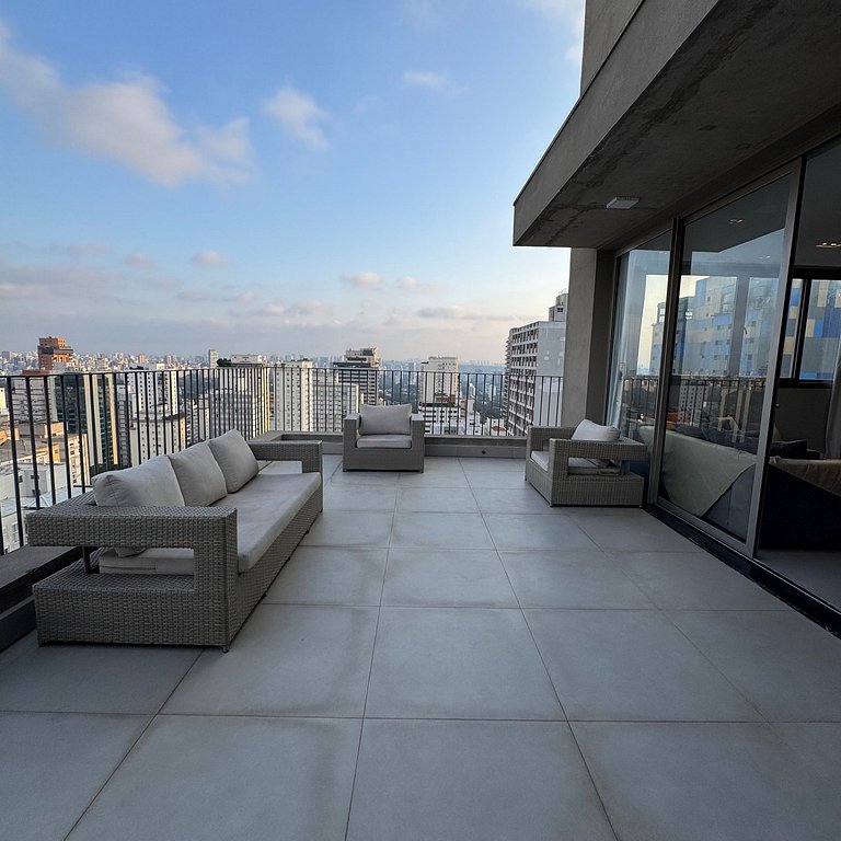 Penthouse duplex á venda no Jardins