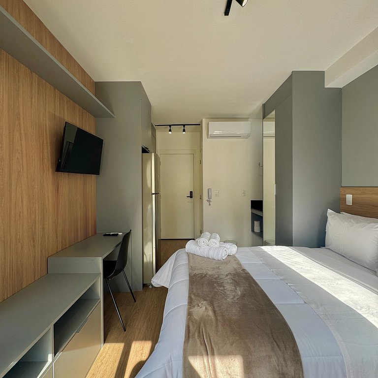 Studio Prime 1002 Metrô Brooklin, 1km Cons EUA