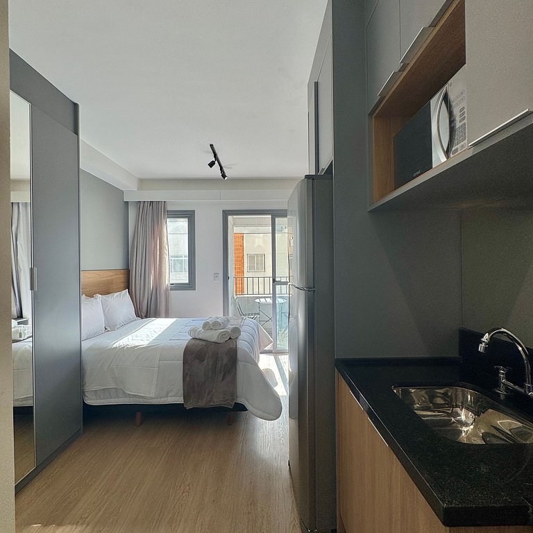 Studio Prime 1002 Metrô Brooklin, 1km Cons EUA