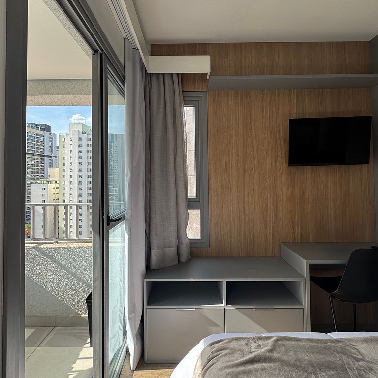 Studio Prime 1002 Metrô Brooklin, 1km Cons EUA