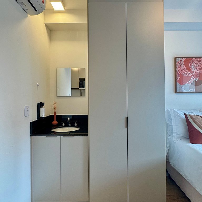 Studio Prime 1306 Metrô Brooklin, 1km Cons EUA