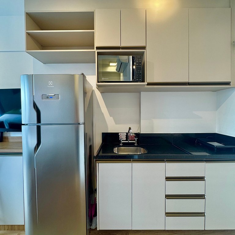 Studio Prime 1306 Metrô Brooklin, 1km Cons EUA