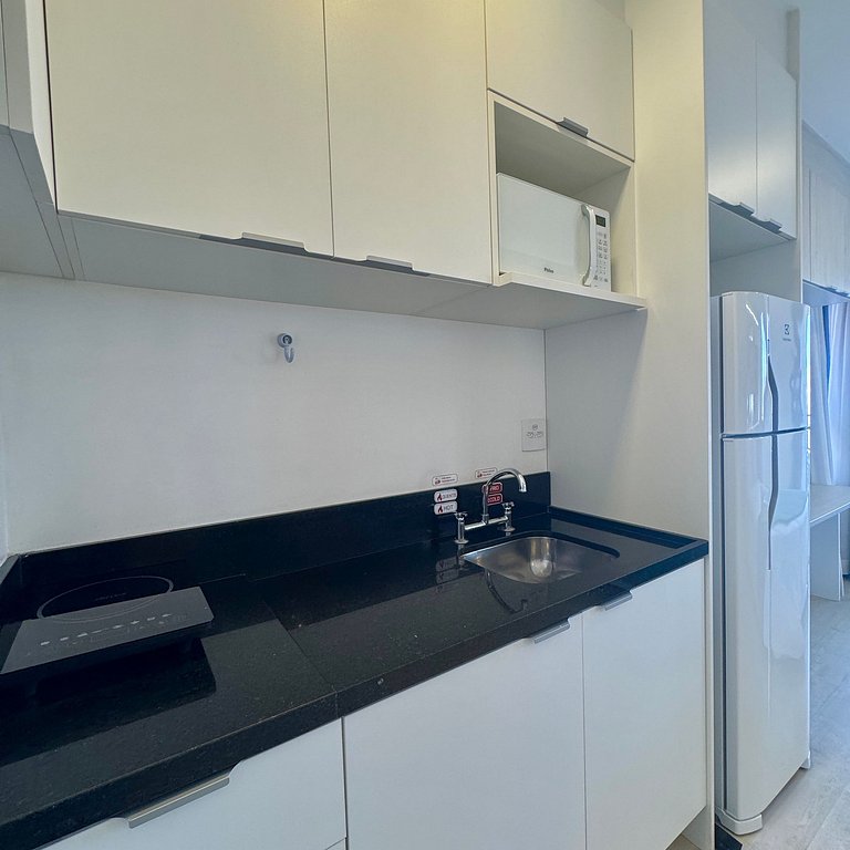 Studio mobiliado a passos do Metrô Brooklin pronto pra renta