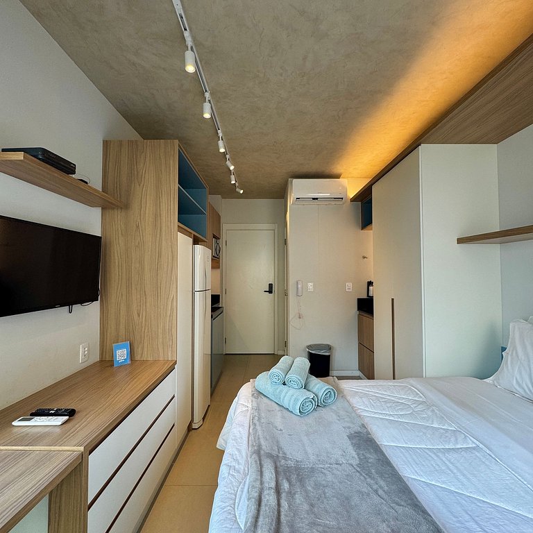 Studio Prime 702 Metrô Brooklin, 1km Cons EUA