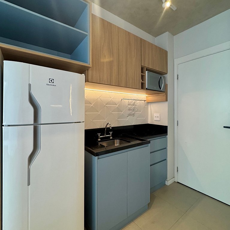 Studio Prime 702 Metrô Brooklin, 1km Cons EUA