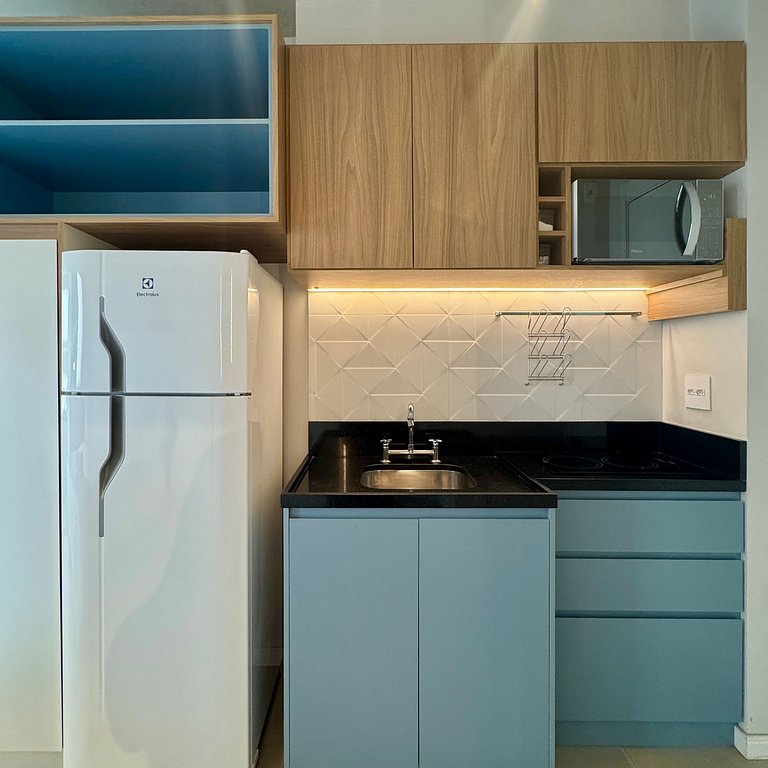 Studio Prime 702 Metrô Brooklin, 1km Cons EUA