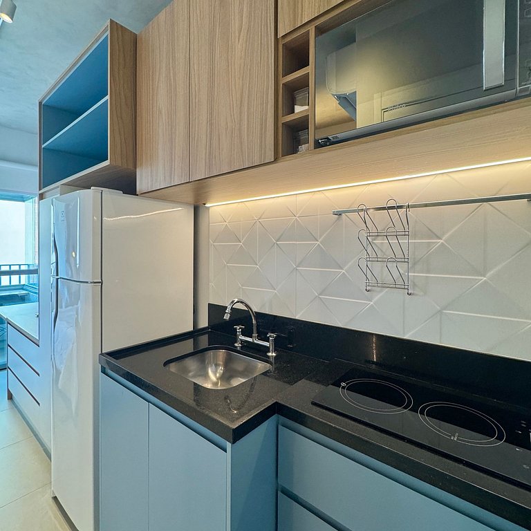 Studio Prime 702 Metrô Brooklin, 1km Cons EUA