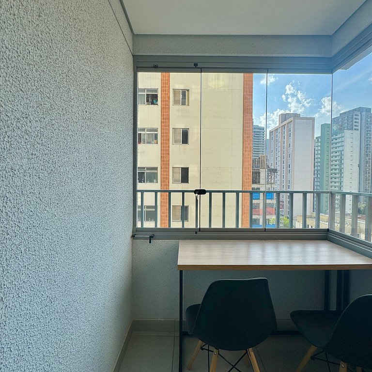 Studio Prime 702 Metrô Brooklin, 1km Cons EUA