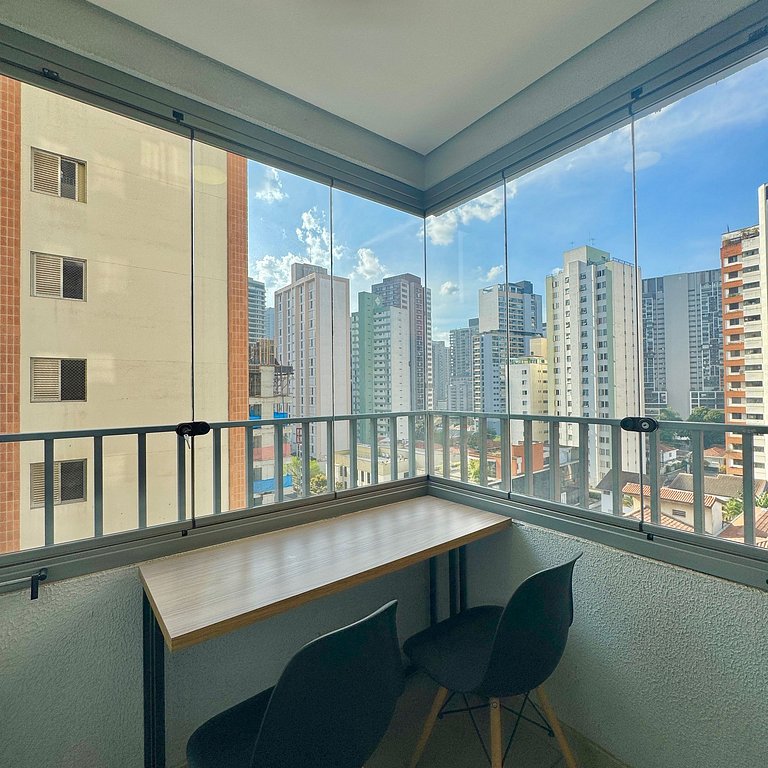 Studio Prime 702 Metrô Brooklin, 1km Cons EUA